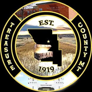 Treasure County seal, established 1919