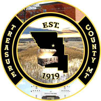 Treasure County seal, established 1919